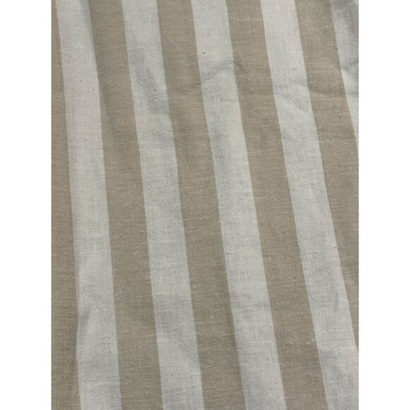 Marine Layer Caroline Pant in Tan/White Stripe‎ Wide Leg Flowy Hemp Size Small - Picture 11 of 11